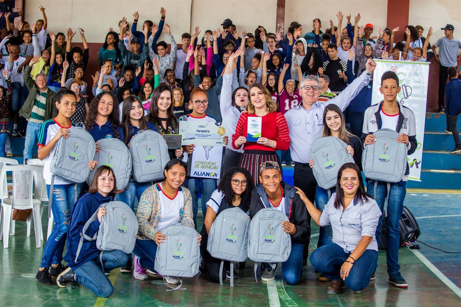 Aliança premia alunos da rede pública em Concurso de Redação - Aliança Energia