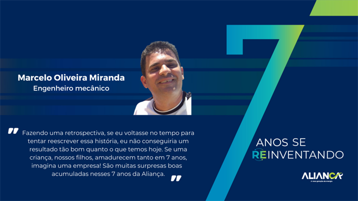 7 anos da Aliança Energia: reinventar-se! - Aliança Energia