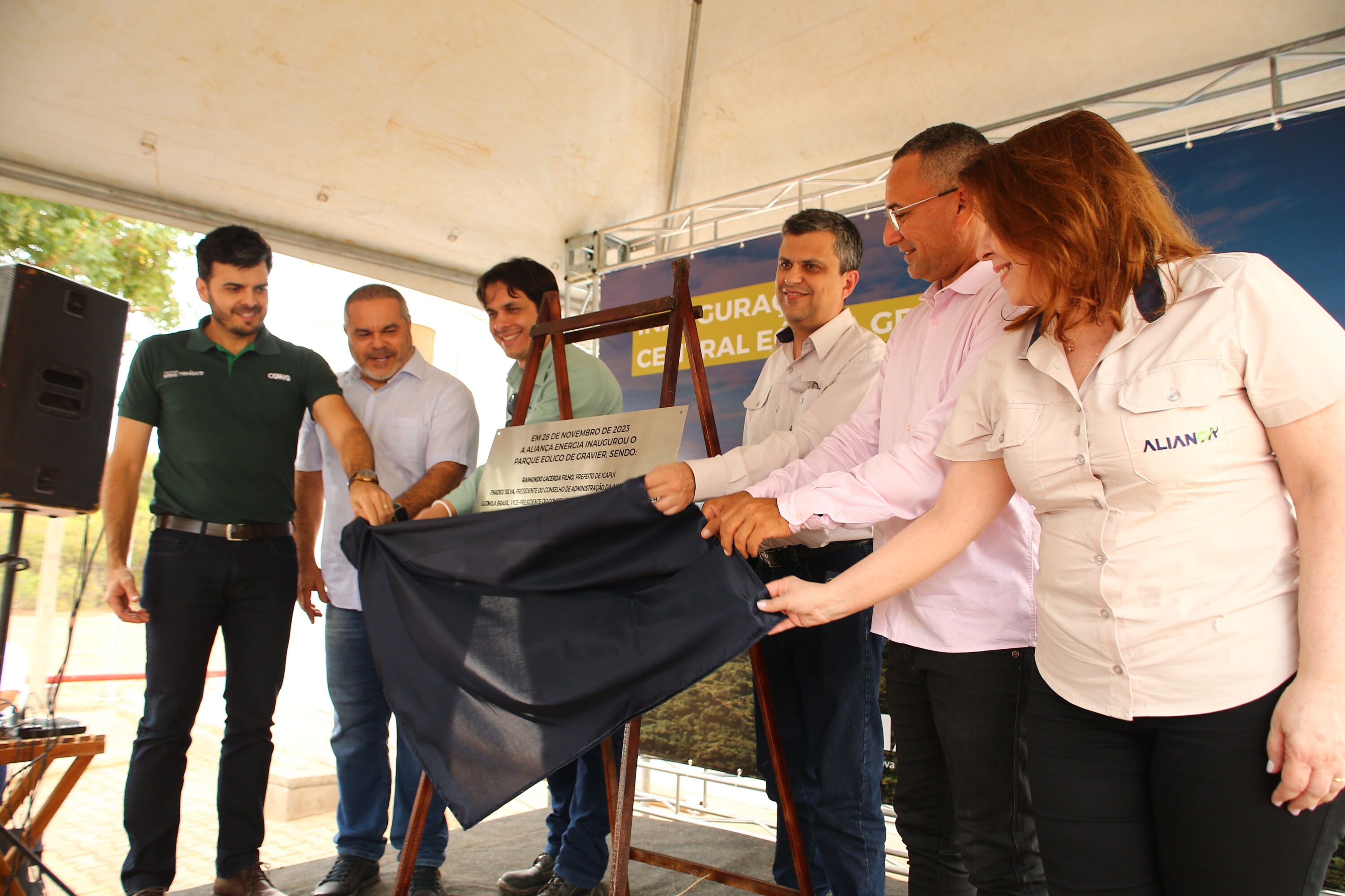 Confira as fotos da inauguração da Central Eólica Gravier - Aliança Energia