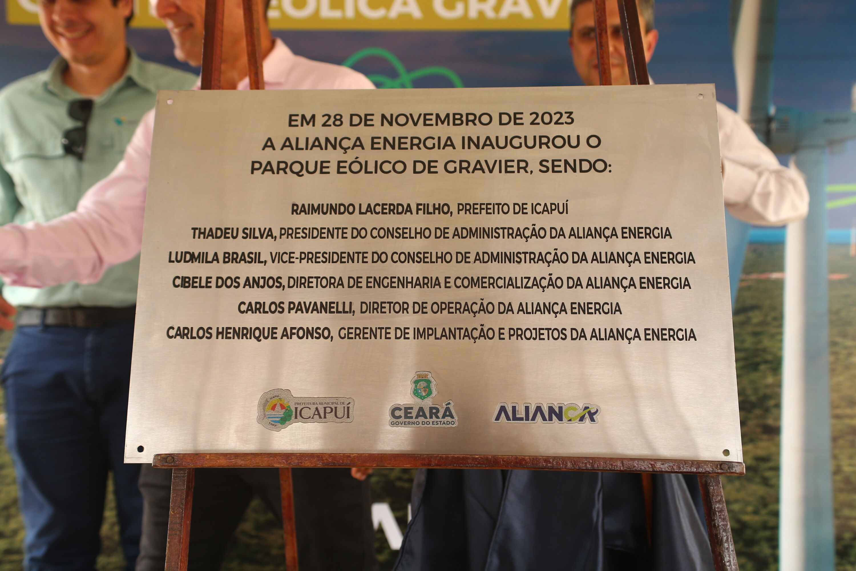 Confira as fotos da inauguração da Central Eólica Gravier - Aliança Energia