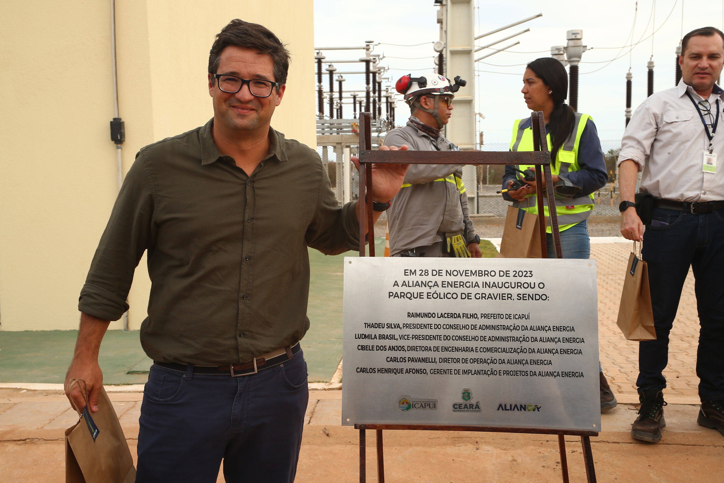 Confira as fotos da inauguração da Central Eólica Gravier - Aliança Energia