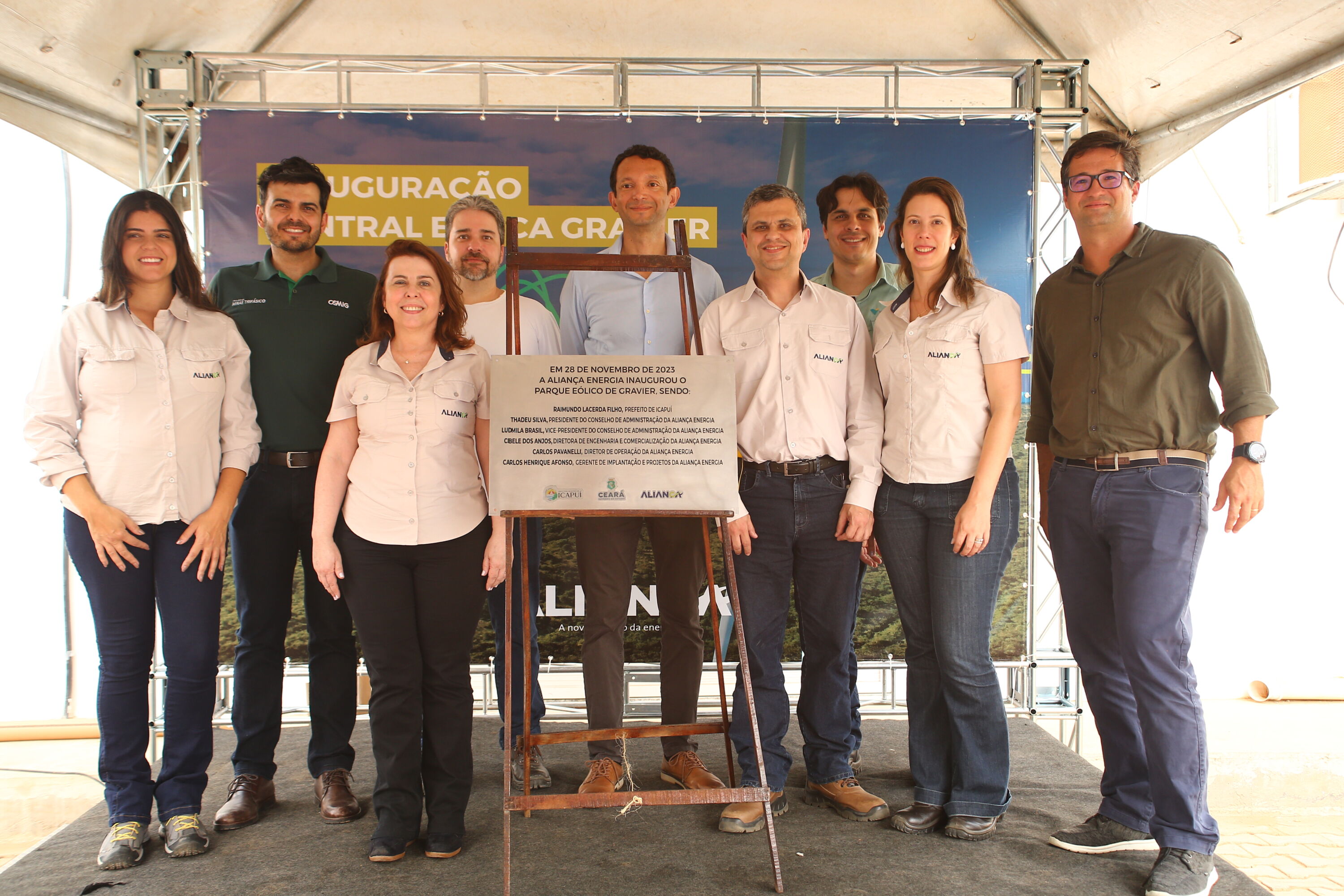 Confira as fotos da inauguração da Central Eólica Gravier - Aliança Energia