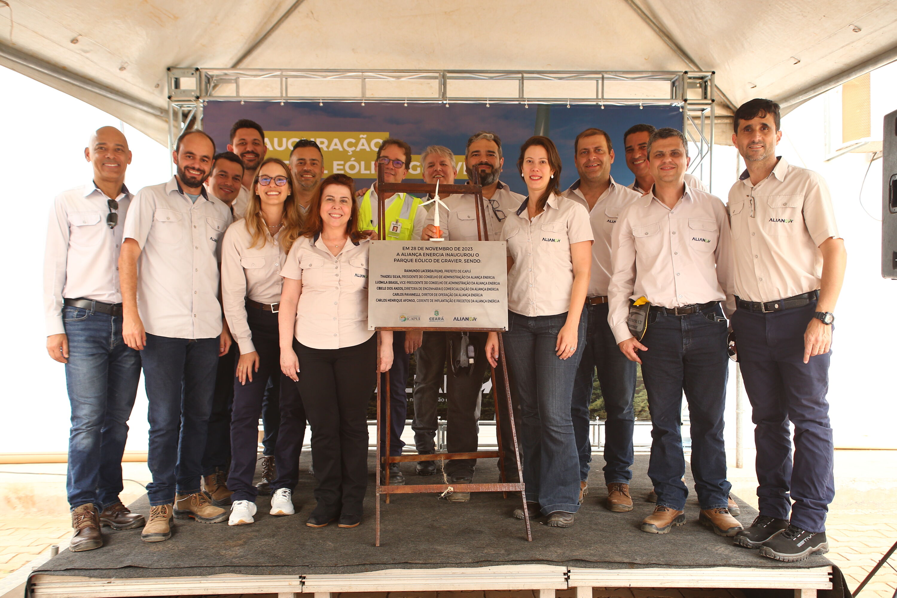 Confira as fotos da inauguração da Central Eólica Gravier - Aliança Energia