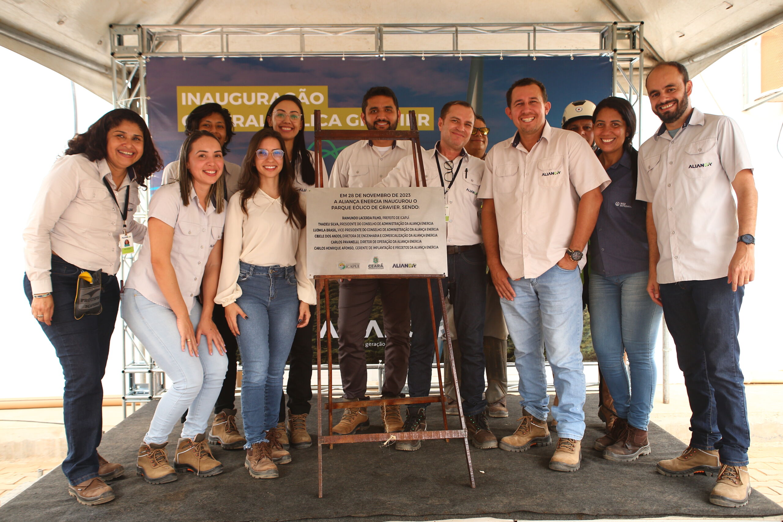 Confira as fotos da inauguração da Central Eólica Gravier - Aliança Energia