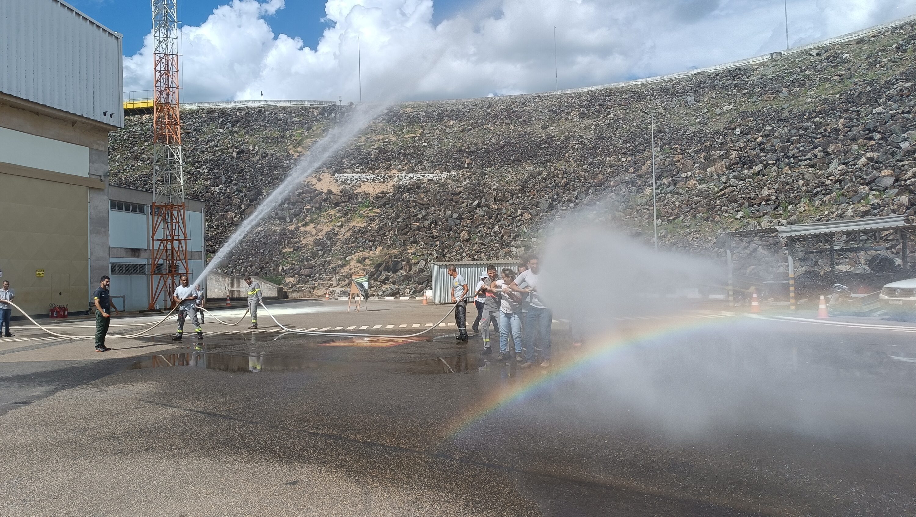 UHE Funil recebe treinamento da brigada orgânica de nível intermediário - Aliança Energia