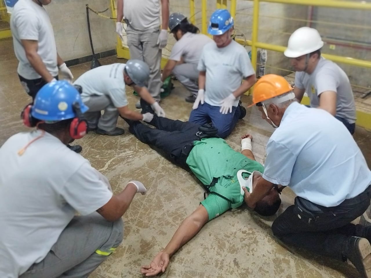 UHE Funil recebe treinamento da brigada orgânica de nível intermediário - Aliança Energia