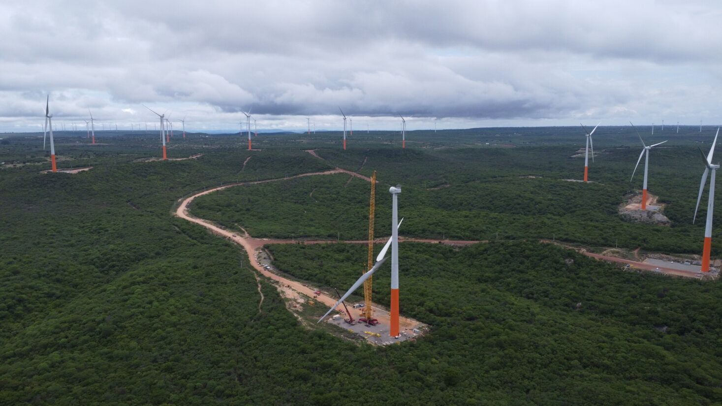 Aliança completa montagem dos aerogeradores do Complexo Acauã - Aliança Energia