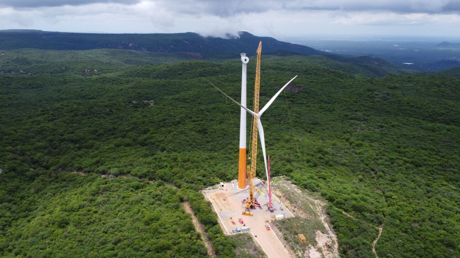 Aliança completa montagem dos aerogeradores do Complexo Acauã - Aliança Energia