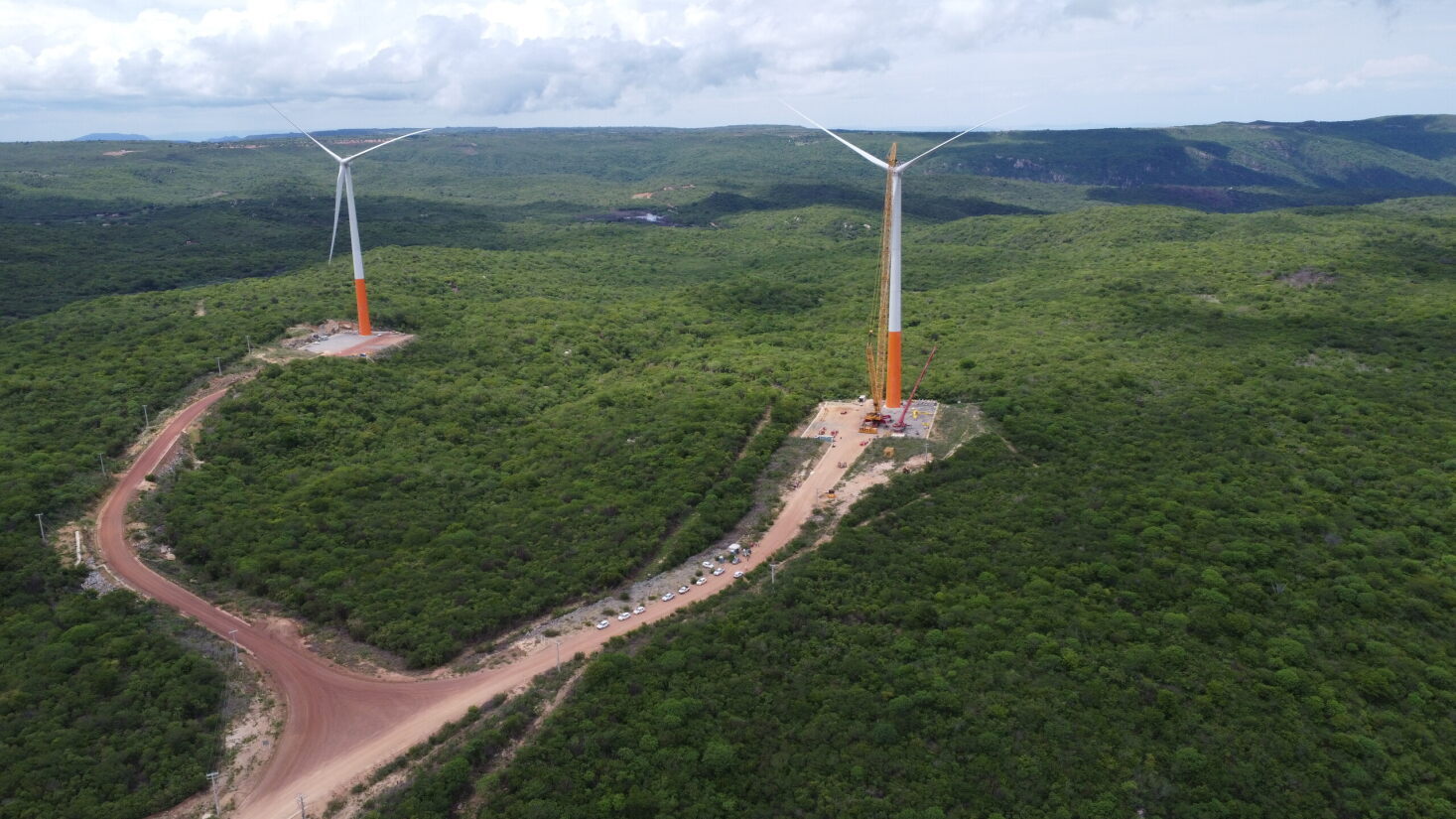 Aliança completa montagem dos aerogeradores do Complexo Acauã - Aliança Energia