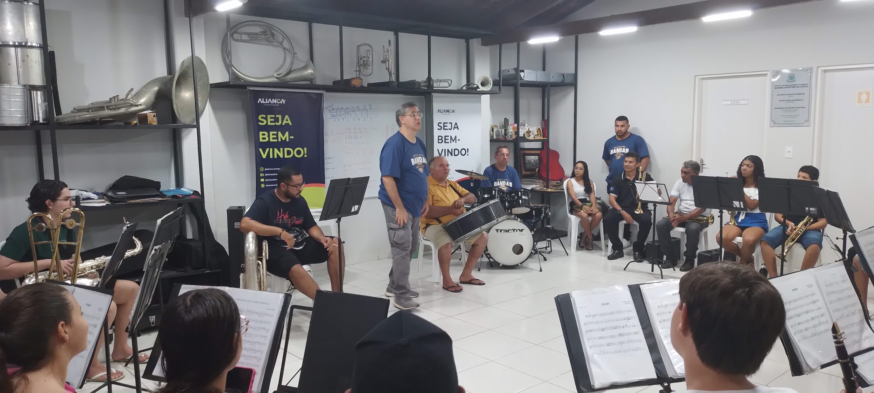 Aliança leva Oficina de banda da Orquestra Ouro Preto para Município de São Vicente-RN - Aliança Energia