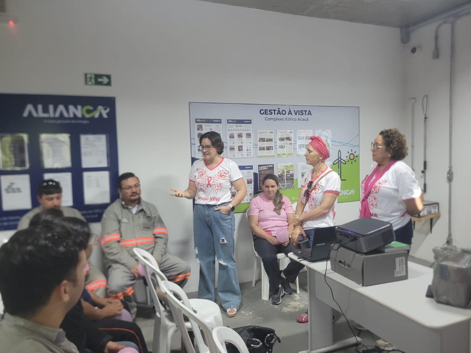 Palestra de Conscientização sobre o Câncer de Mama: cuidado e prevenção para todos - Aliança Energia