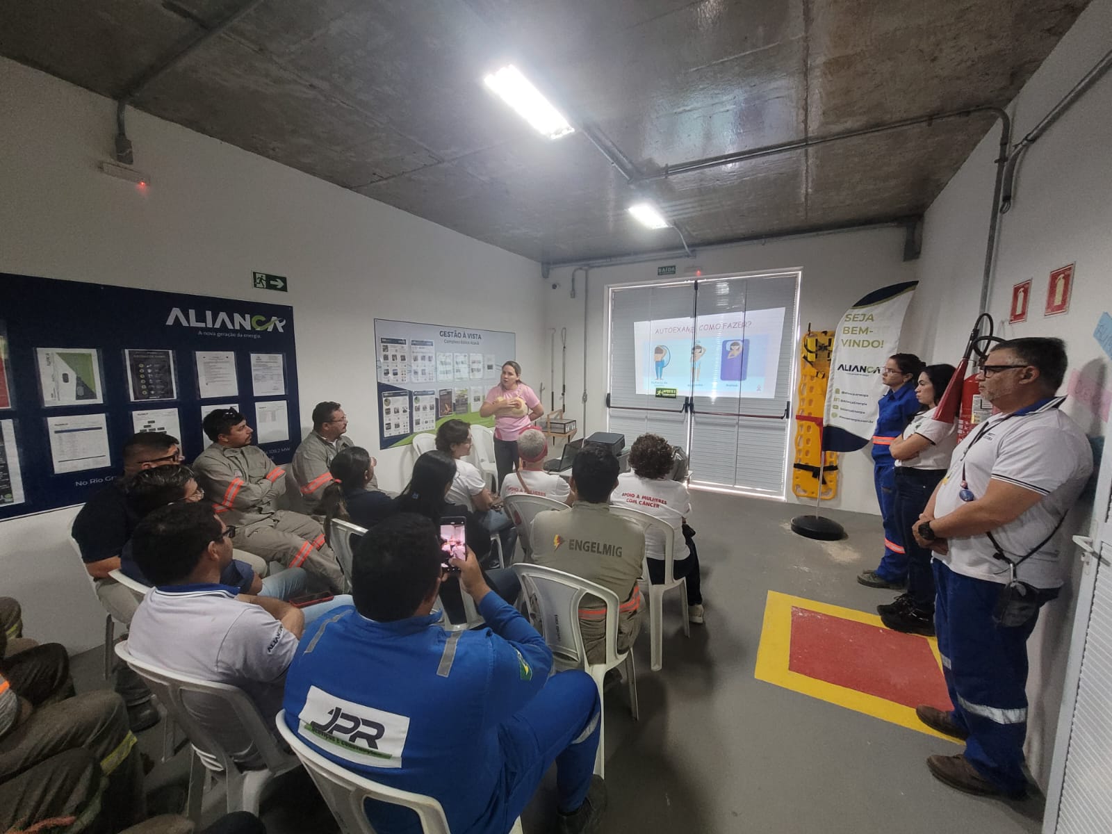 Palestra de Conscientização sobre o Câncer de Mama: cuidado e prevenção para todos - Aliança Energia