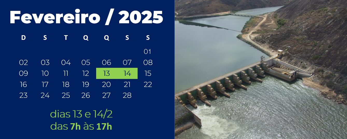 Interrupção do trânsito pela via da barragem da UHE Aimorés dias 13 e 14/2 - Aliança Energia