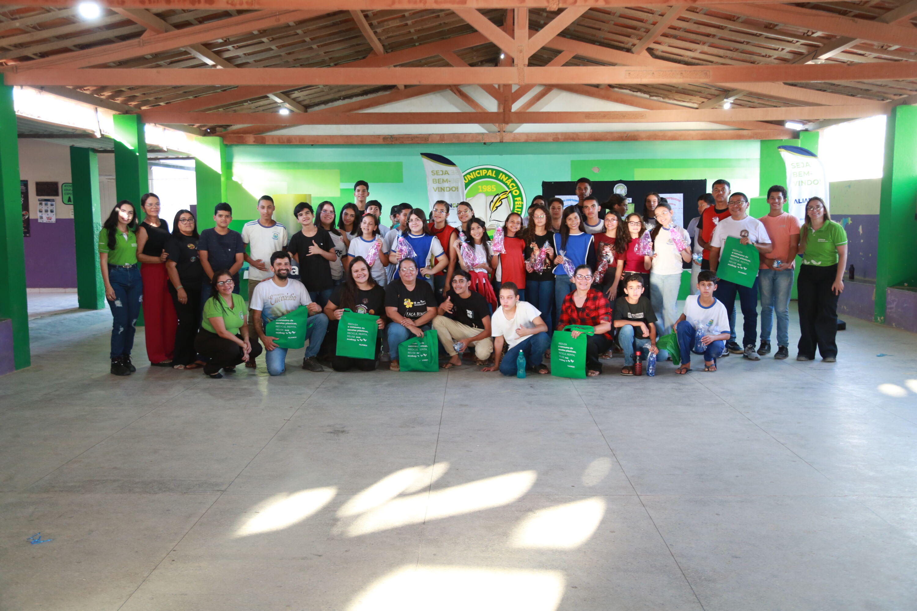 Aliança promove gincana em escola de São Vicente e incentiva a consciência ambiental - Aliança Energia Aliança promove gincana em escola de São Vicente e incentiva a consciência ambiental - Aliança Energia