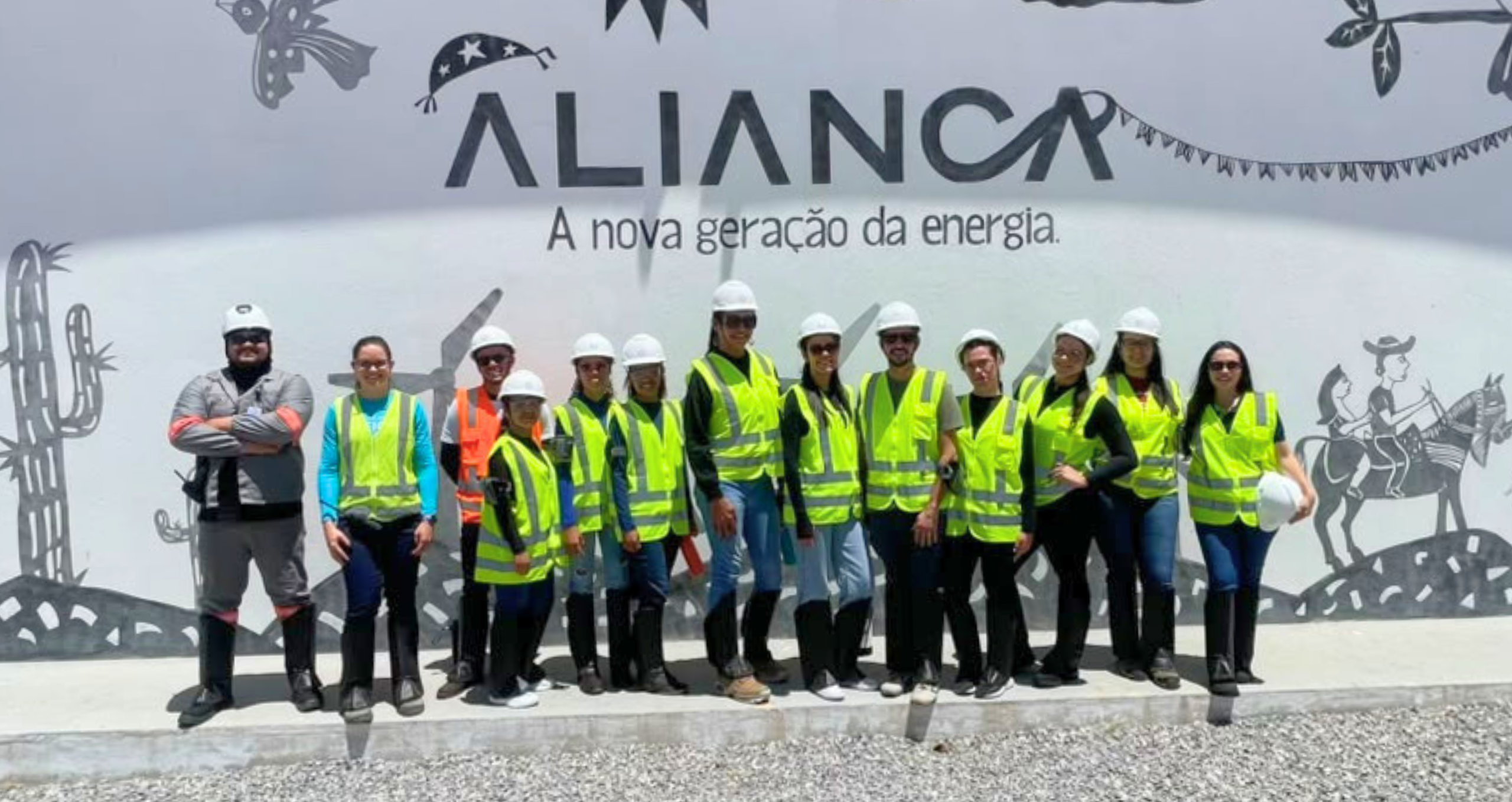Capa visita estudantes Acauã