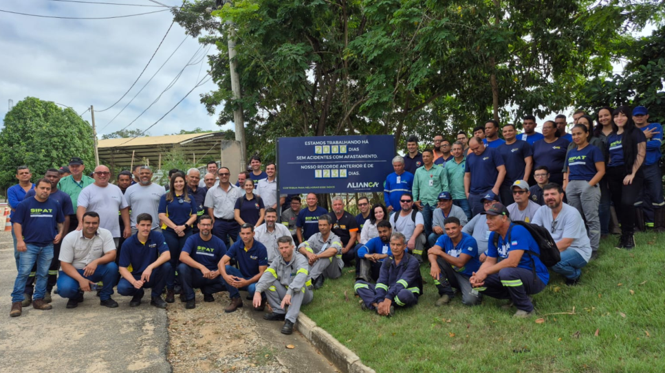 Capa 2000 dias sem adidentes UHE Aimorés