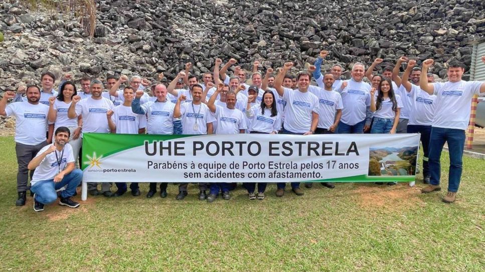 Capa UHE Porto Estrela 17 anos sem acidentes